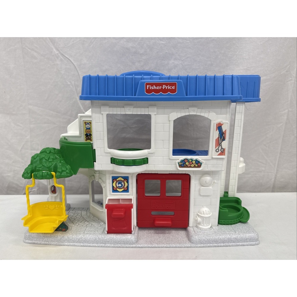 Vintage 1998 Fisher Price Little People Main Street City Set